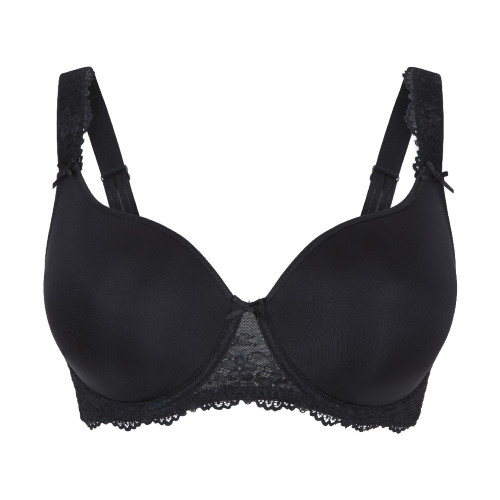 LingaDore Quotidien Uni Fit Plus Bra noir soutien-gorge rembourré