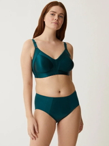Naturana Minimizer vert soutien-gorge sans armatures en dentelle