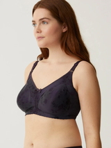 Naturana Minimizer aubergine soutien-gorge sans armatures en dentelle