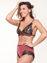 LingaDore LingaDore Love Black Ruby noir/rouge haut slip