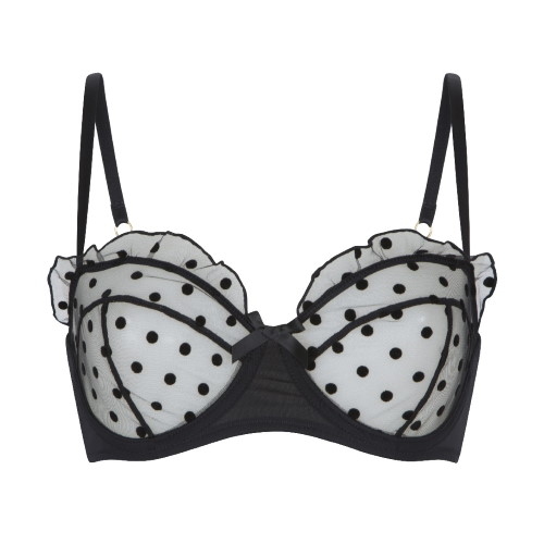 LingaDore LINGADORE LOVE BLACK FLOCK noir soutien-gorge sans forme