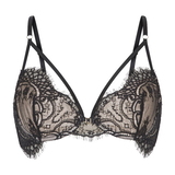 LingaDore Strappy Lace noir soutien-gorge sans forme