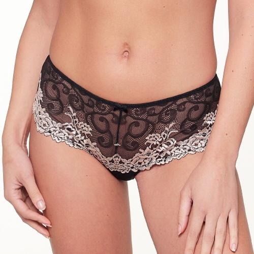 LingaDore Black & Sand noir/ivoire shortie