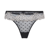 LingaDore Black & Sand noir/ivoire culotte string