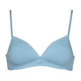 My Basic par After Eden Comfy gris/bleu soutien-gorge sans armatures en dentelle