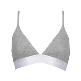 My Basic par After Eden Sporty grey melange soutien-gorge sans armatures en dentelle