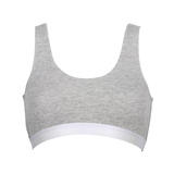 My Basic par After Eden Sporty grey melange soutien-gorge sans armatures en dentelle
