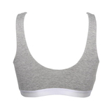 My Basic par After Eden Sporty grey melange soutien-gorge sans armatures en dentelle