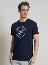 Un poisson nommé Fred 120001 bleu marine/blanc shirt