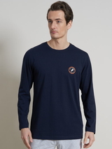 Un poisson nommé Fred 120002 bleu marine chemise de pyjama