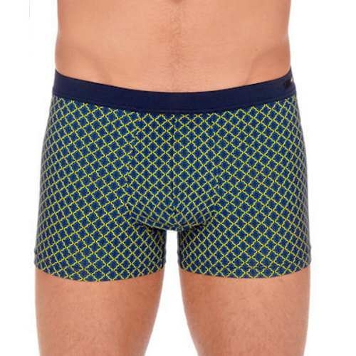 HOM Eze bleu marine/print boxer