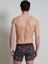 Un poisson nommé Fred Wintersport  bleu marine/print boxer
