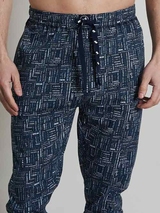 Un poisson nommé Fred Wintersport  bleu marine/print pantalon de pyjama