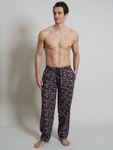 Un poisson nommé Fred Wintersport  bleu marine/print pantalon de pyjama