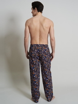 Un poisson nommé Fred Wintersport  bleu marine/print pantalon de pyjama