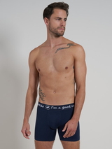 Un poisson nommé Fred 110001 bleu marine/blanc boxer