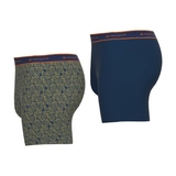 Tom Tailor Leafs bleu marine/print boxer