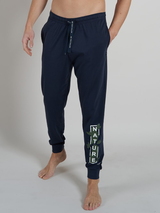 Tom Tailor Nature bleu marine pantalon de pyjama