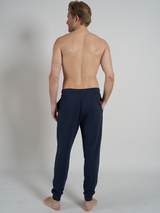 Tom Tailor Nature bleu marine pantalon de pyjama