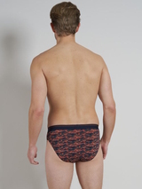 Tom Tailor Blue/Green All over  bleu/print slip pour hommes