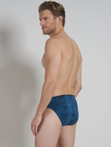 Tom Tailor Wave bleu/noir slip pour hommes