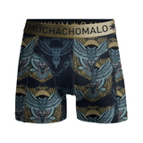 Muchachomalo NiteOwl bleu/print boxer pour hommes