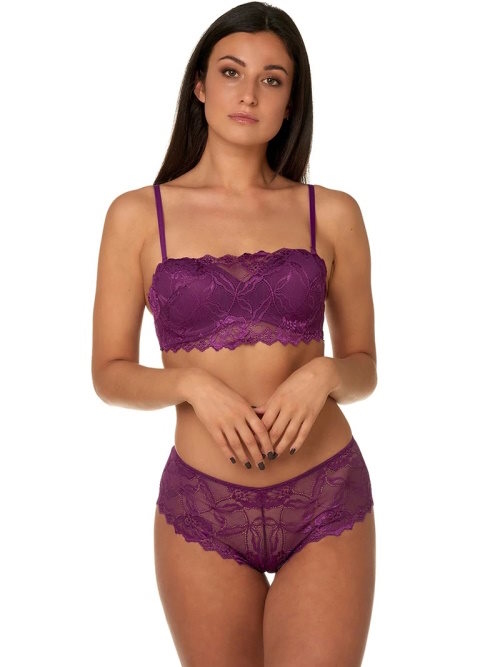 After Eden Anna aubergine shortie