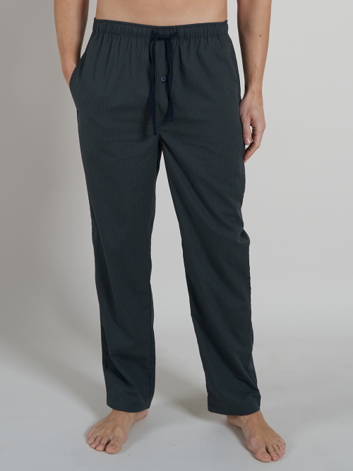 Tom Tailor Checkered vert/print pantalon de pyjama