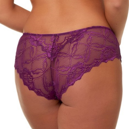 After Eden D-Cup & Up Anna aubergine shortie