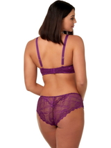 After Eden D-Cup & Up Anna aubergine shortie