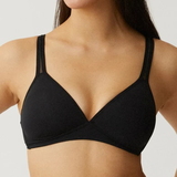 Naturana Monday noir soutien-gorge sans armatures en dentelle