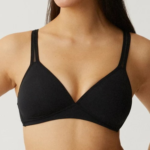 Naturana Monday noir soutien-gorge sans armatures en dentelle