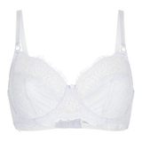 LingaDore Heather Blue blanc soutien-gorge sans forme