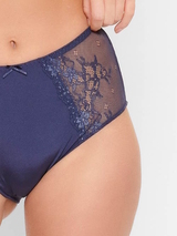 LingaDore Quotidien Maxi Slip bleu marine haut slip