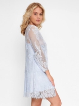 LingaDore Night Heather Blue baby bleu kimono