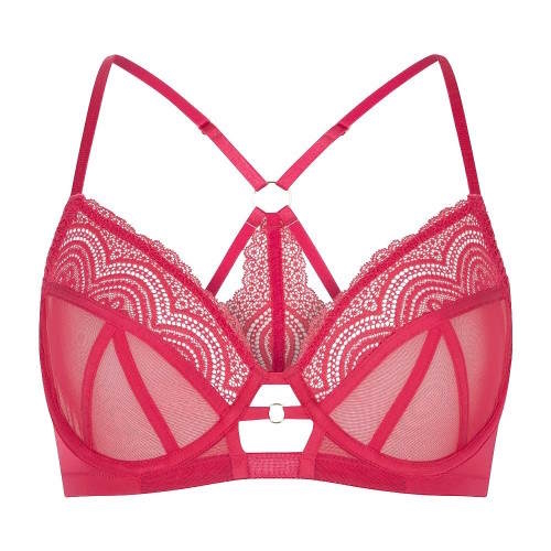 LingaDore Super Sexy rouge soutien-gorge sans forme
