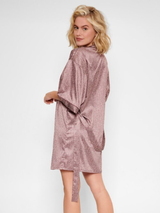 LingaDore Night Giraffe marron/print kimono