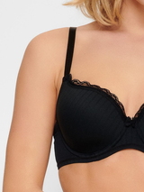 LingaDore Quotidien Cottonlook noir soutien-gorge rembourré