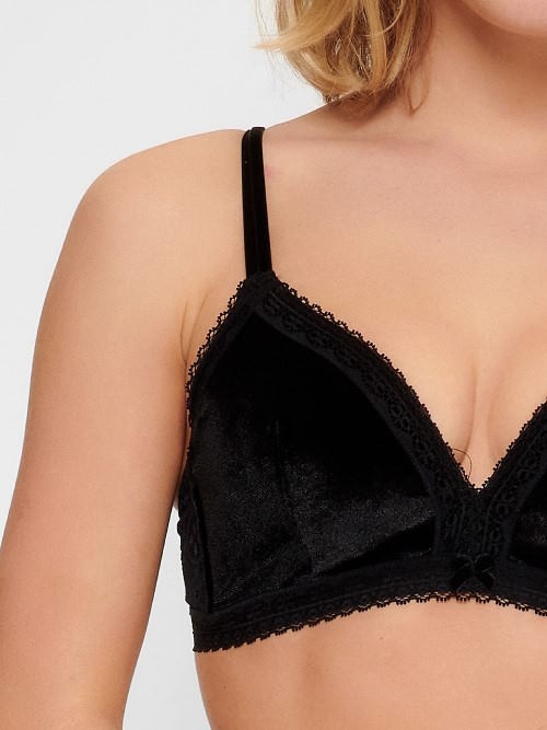 LingaDore Velvet noir soutien-gorge rembourré