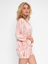 LingaDore Night Tie-Dye Hippie orange/print pantalon de pyjama