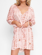LingaDore Night Tie-Dye Hippie orange/print chemise de nuit