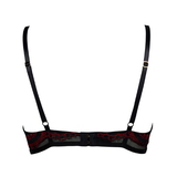 After Eden Nulan noir/rouge soutien-gorge rembourré