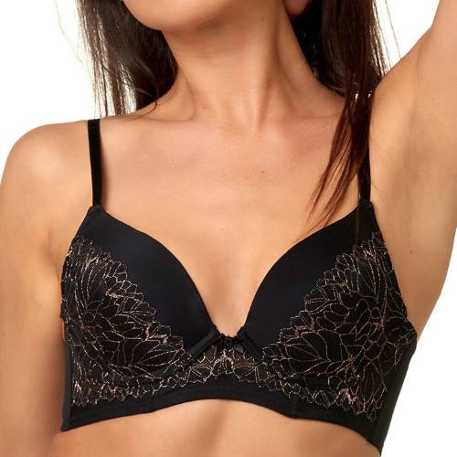 After Eden Novi noir/or soutien-gorge rembourré