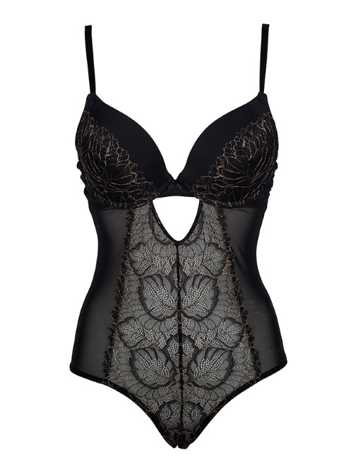 After Eden Novi noir/or corselet