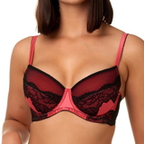 After Eden D-Cup & Up Nikita rouge/noir soutien-gorge rembourré