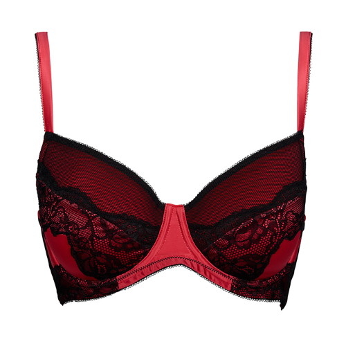 After Eden D-Cup & Up Nikita rouge/noir soutien-gorge rembourré