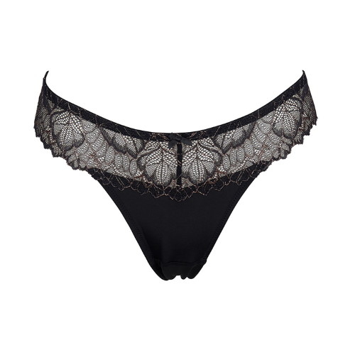 After Eden D-Cup & Up Novenna noir/or culotte string