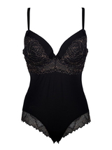 After Eden D-Cup & Up Novenna noir/or corselet