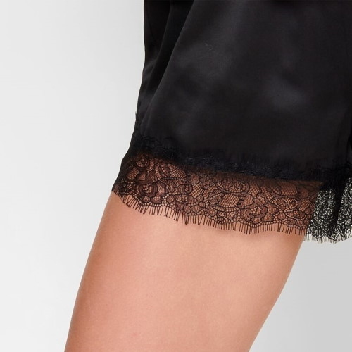 LingaDore Night Sustainable noir pantalon de pyjama