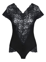 LingaDore Edgy Black noir corselet